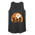 thumbnail image 1 of Peanuts - Trick Or Treat Silhouettes - Women's Racerback Tank Top, 1 of 6