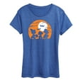 thumbnail image 1 of Peanuts - Trick Or Treat Silhouettes - Women's Short Sleeve Graphic T-Shirt, 1 of 6