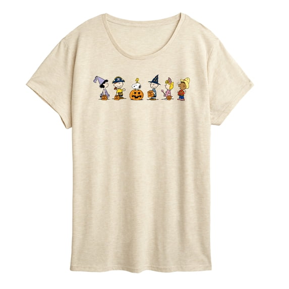 Peanuts - Trick or Treating Short Sleeve Graphic T-Shirt