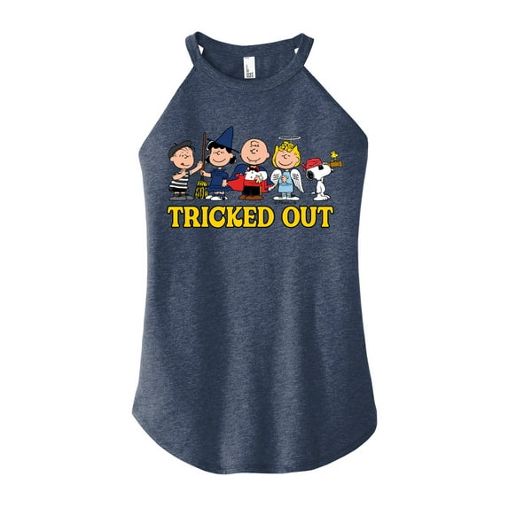 Peanuts - Tricked Out - Juniors High Neck Tank Top