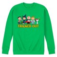 thumbnail image 1 of Peanuts - Tricked Out - Men's Crew Neck Fleece Pullover, 1 of 5