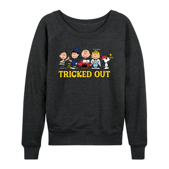 Peanuts - Tricked Out - Women's Lightweight French Terry Long Sleeve Shirt