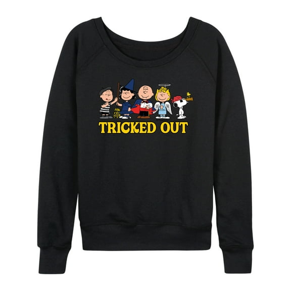 Peanuts - Tricked Out - Women's Lightweight French Terry Long Sleeve Shirt