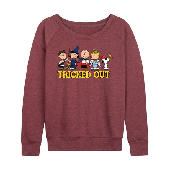 Peanuts - Tricked Out - Women's Lightweight French Terry Long Sleeve Shirt