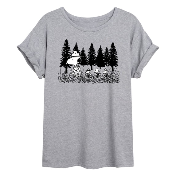 Peanuts - Troopping Along - Women's Oversized T-Shirt
