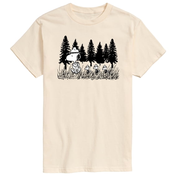 Peanuts - Troopping Along - Men's Short Sleeve Graphic T-Shirt