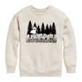 thumbnail image 1 of Peanuts - Troopping Along - Toddler & Youth Crewneck Fleece Sweatshirt, 1 of 5