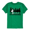 thumbnail image 1 of Peanuts - Troopping Along - Toddler & Youth Short Sleeve Graphic T-Shirt, 1 of 6