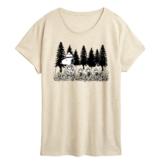 Peanuts - Troopping Along - Women's Short Sleeve Graphic T-Shirt