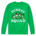 thumbnail image 1 of Peanuts - Turkey Squad - Men's Crew Neck Fleece Pullover, 1 of 6