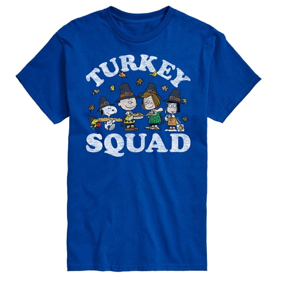 Peanuts - Turkey Squad - Men's Short Sleeve Graphic T-Shirt