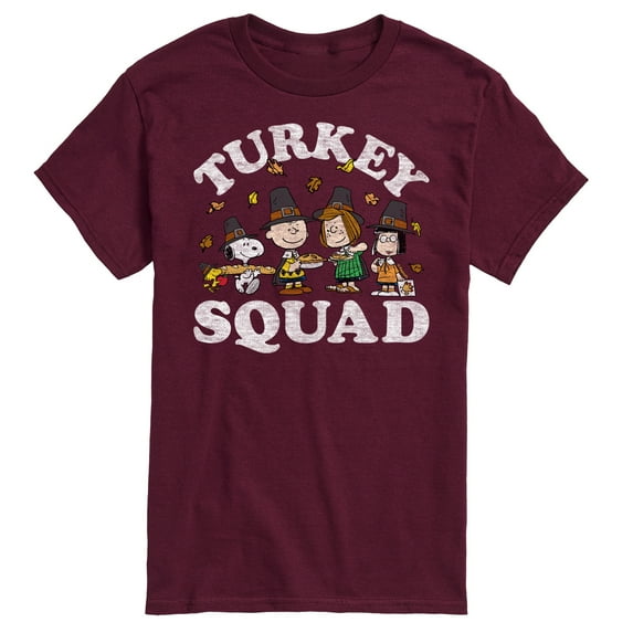 Peanuts - Turkey Squad - Men's Short Sleeve Graphic T-Shirt