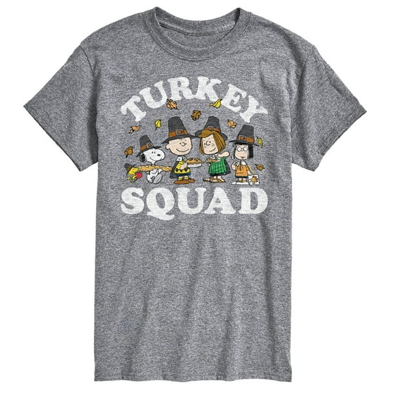 Peanuts - Turkey Squad - Men's Short Sleeve Graphic T-Shirt