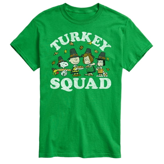 Peanuts - Turkey Squad - Men's Short Sleeve Graphic T-Shirt