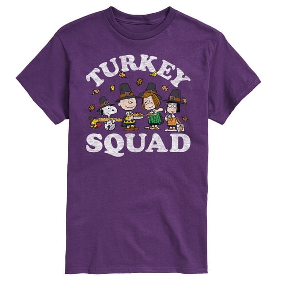 Peanuts - Turkey Squad - Men's Short Sleeve Graphic T-Shirt