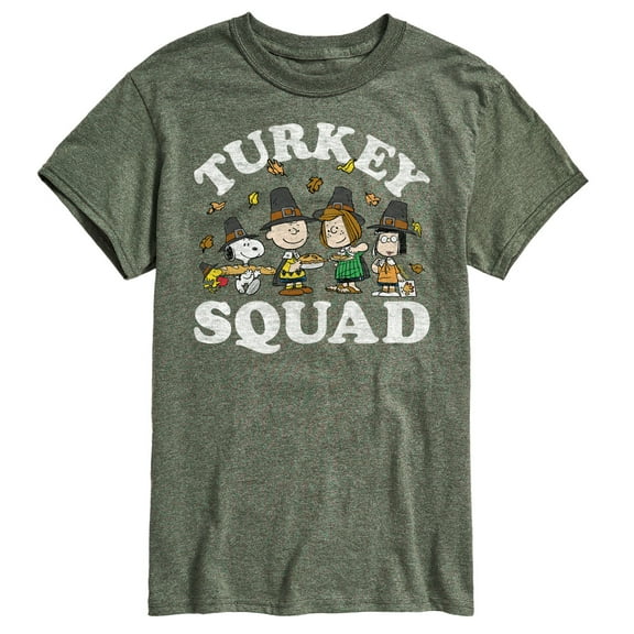 Peanuts - Turkey Squad - Men's Short Sleeve Graphic T-Shirt