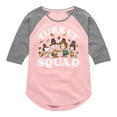 thumbnail image 1 of Peanuts - Turkey Squad - Toddler And Youth Girls Raglan Graphic T-Shirt, 1 of 6