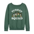 thumbnail image 1 of Peanuts - Turkey Squad - Women's Lightweight French Terry Long Sleeve Shirt, 1 of 6