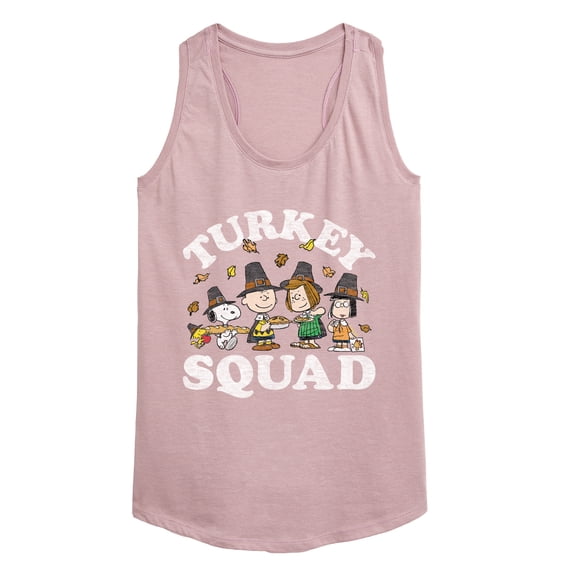 Peanuts - Turkey Squad - Women's Racerback Tank Top