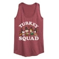 thumbnail image 1 of Peanuts - Turkey Squad - Women's Racerback Tank Top, 1 of 6