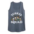 thumbnail image 1 of Peanuts - Turkey Squad - Women's Racerback Tank Top, 1 of 6