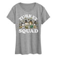 thumbnail image 1 of Peanuts - Turkey Squad - Women's Short Sleeve Graphic T-Shirt, 1 of 6
