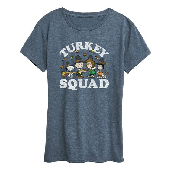 Peanuts - Turkey Squad - Women's Short Sleeve Graphic T-Shirt