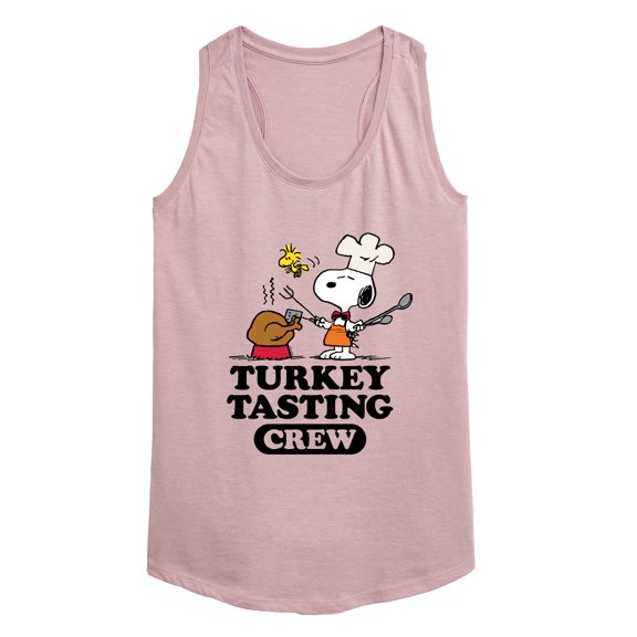 Peanuts - Turkey Tasting Crew - Women's Racerback Tank Top