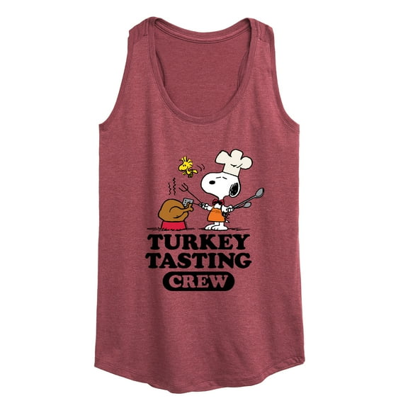 Peanuts - Turkey Tasting Crew - Women's Racerback Tank Top