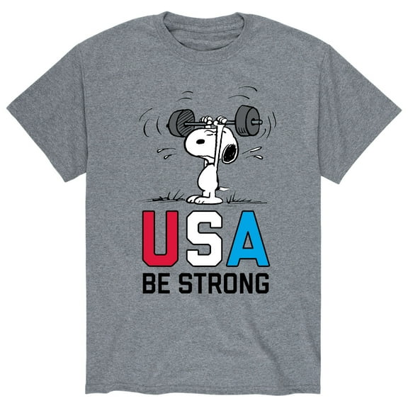Peanuts - USA Be Strong - Men's Short Sleeve Graphic T-Shirt