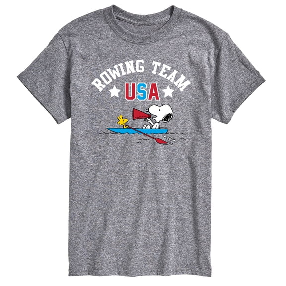 Peanuts - USA Rowing Team - Men's Short Sleeve Graphic T-Shirt