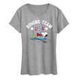 thumbnail image 1 of Peanuts - USA Rowing Team - Women's Short Sleeve Graphic T-Shirt, 1 of 5