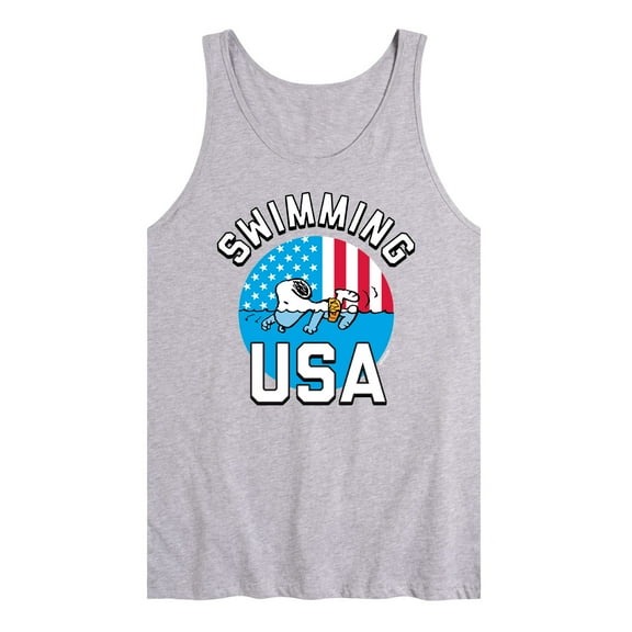 Peanuts - USA Swimming - Men's Jersey Tank