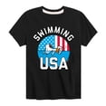 thumbnail image 1 of Peanuts - USA Swimming Boys' Short Sleeve Graphic T-Shirt, 1 of 5