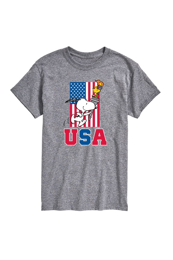 - USA Torch - Men's Short Sleeve Graphic T-Shirt