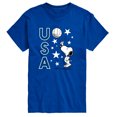 thumbnail image 1 of Peanuts - USA Volleyball - Men's Short Sleeve Graphic T-Shirt, 1 of 5