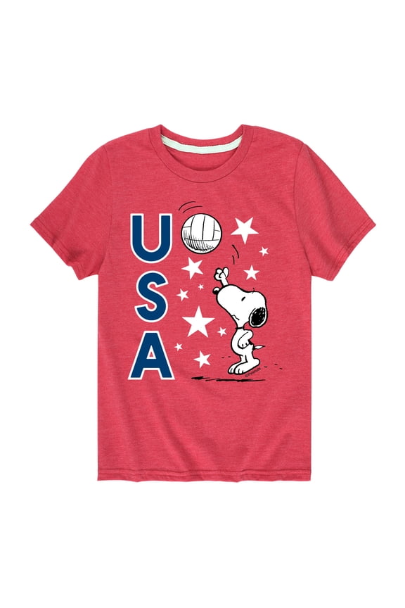 - USA Volleyball - Youth Boys Short Sleeve Graphic T-Shirt