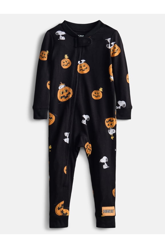 Unisex Infant Snoopy Matching Family One-Piece Pajama Set, Sizes 6M to 18M