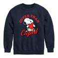 thumbnail image 1 of Peanuts -  Valentine's Cuter Than Cupid  - Toddler And Youth Crewneck Fleece Sweatshirt, 1 of 6