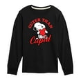 thumbnail image 1 of Peanuts -  Valentine's Cuter Than Cupid  - Toddler And Youth Long Sleeve Graphic T-Shirt, 1 of 6