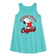thumbnail image 1 of Peanuts - Valentine's Cuter Than Cupid - Toddler and Youth Girls A-line Dress, 1 of 5