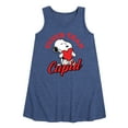 thumbnail image 1 of Peanuts - Valentine's Cuter Than Cupid - Toddler and Youth Girls A-line Dress, 1 of 6