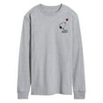 thumbnail image 1 of Peanuts - Valentine's Peanuts Snoopy Heart - Men's Long Sleeve T-Shirt, 1 of 6