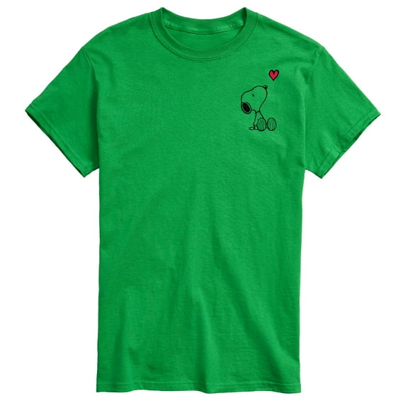 Peanuts - Valentine's Peanuts Snoopy Heart - Men's Short Sleeve Graphic T-Shirt