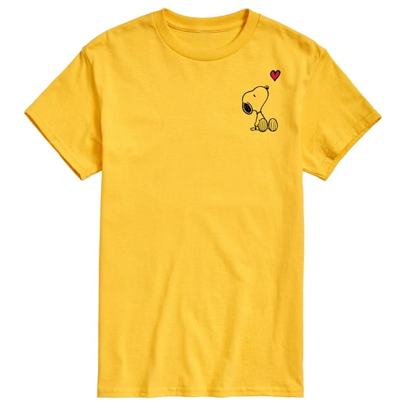 Peanuts - Valentine's Peanuts Snoopy Heart - Men's Short Sleeve Graphic T-Shirt