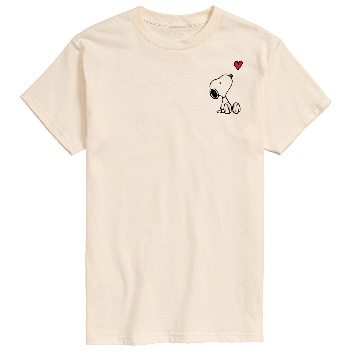 Peanuts - Valentine's Peanuts Snoopy Heart - Men's Short Sleeve