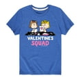 thumbnail image 1 of Peanuts - Valentine's Squad - Toddler And Youth Short Sleeve Graphic T-Shirt, 1 of 5