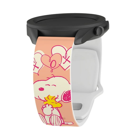 Peanuts Valentines HD Unisex Watch Band Compatible with Samsung Galaxy Watch (20 Short Hugs & Kisses) by Affinity Bands