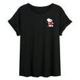 thumbnail image 1 of Peanuts - Valentines Hugging Heart - Juniors Oversized Graphic T-Shirt, 1 of 5