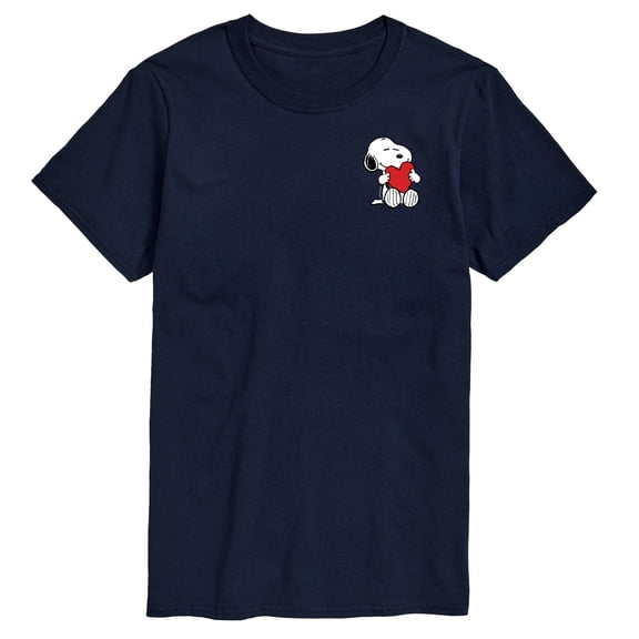 Peanuts - Valentines Hugging Heart - Men's Short Sleeve Graphic T-Shirt